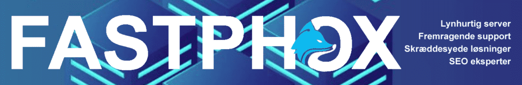 Banner fastphox webhotel skaber synlighed og godt webdesign